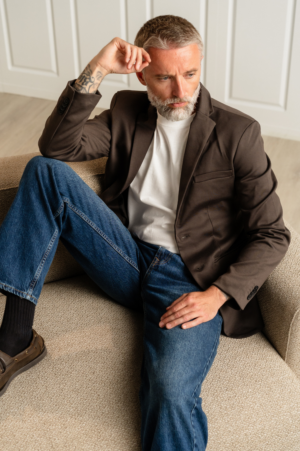 Originalet Performance Blazer - Mörkbrun