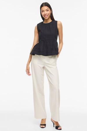 Jimba O-Neck Topp - Black Beauty