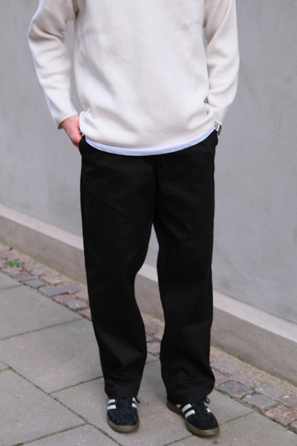 Chino Wide - Svart