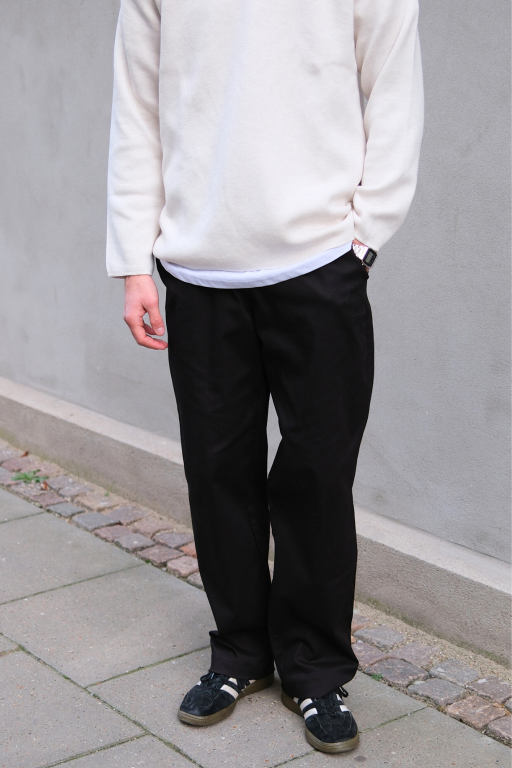 Chino Wide - Svart