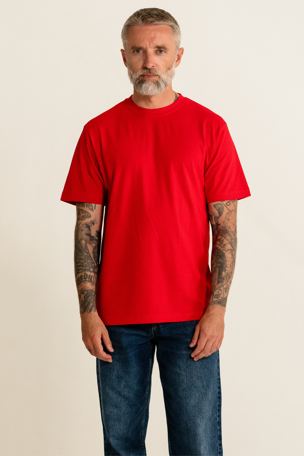 Oversized Tee - Danmarkröd