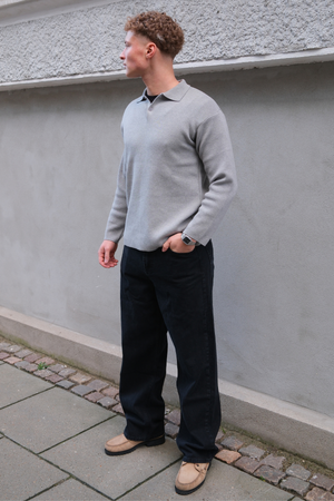 William Regular Jeans - Solid Svart