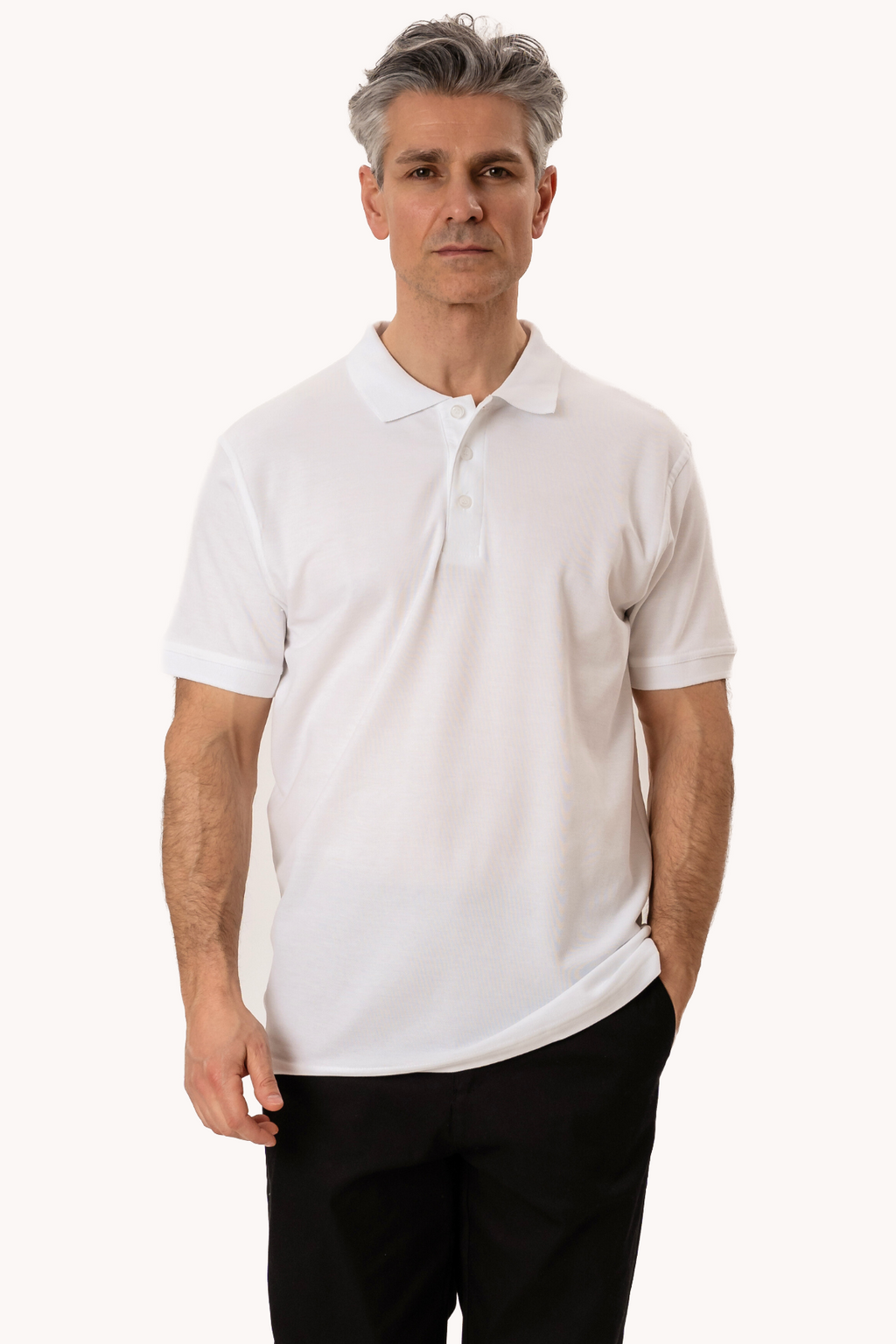 Basic Polo - Vit