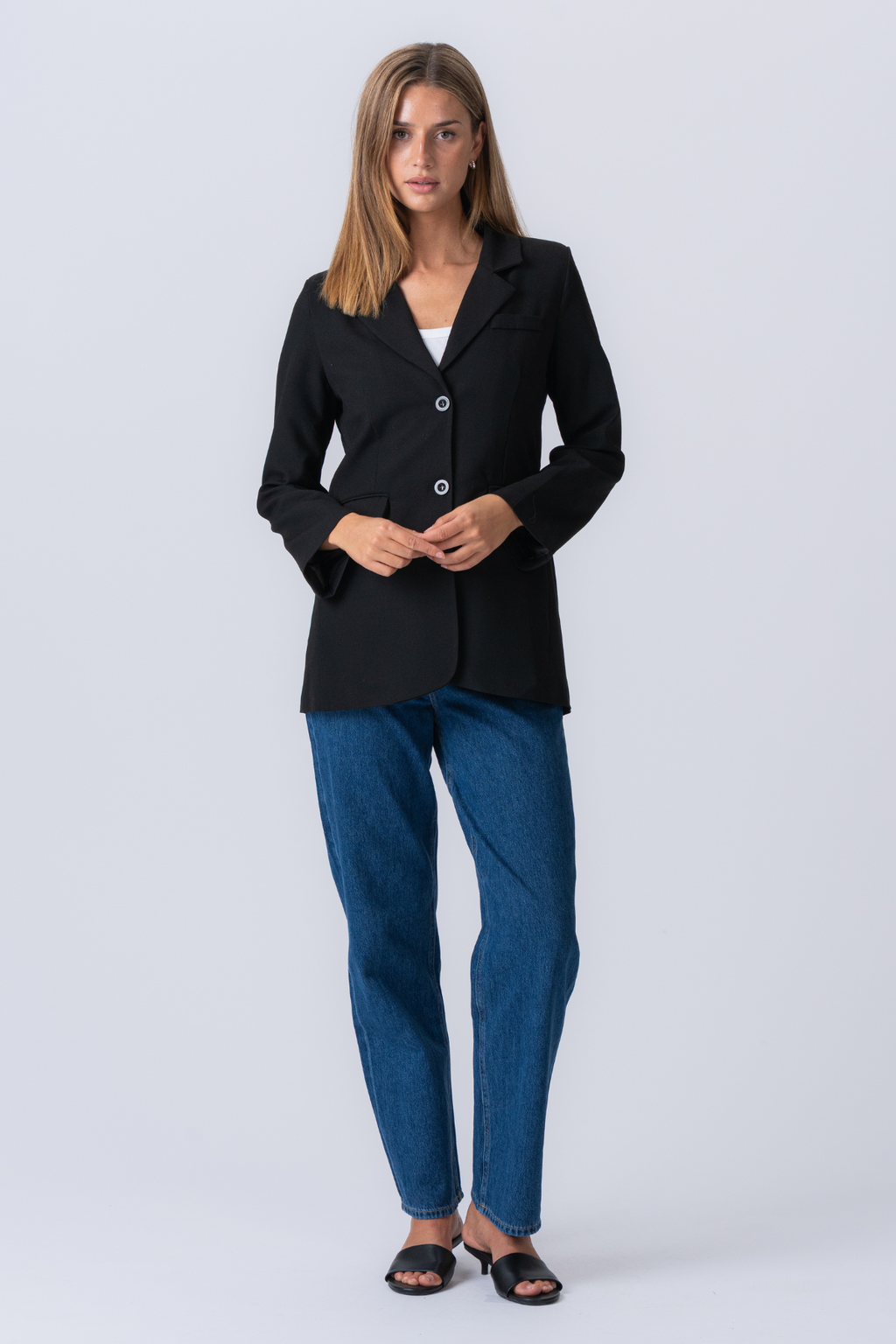 Claire Oversized Kavaj - Svart