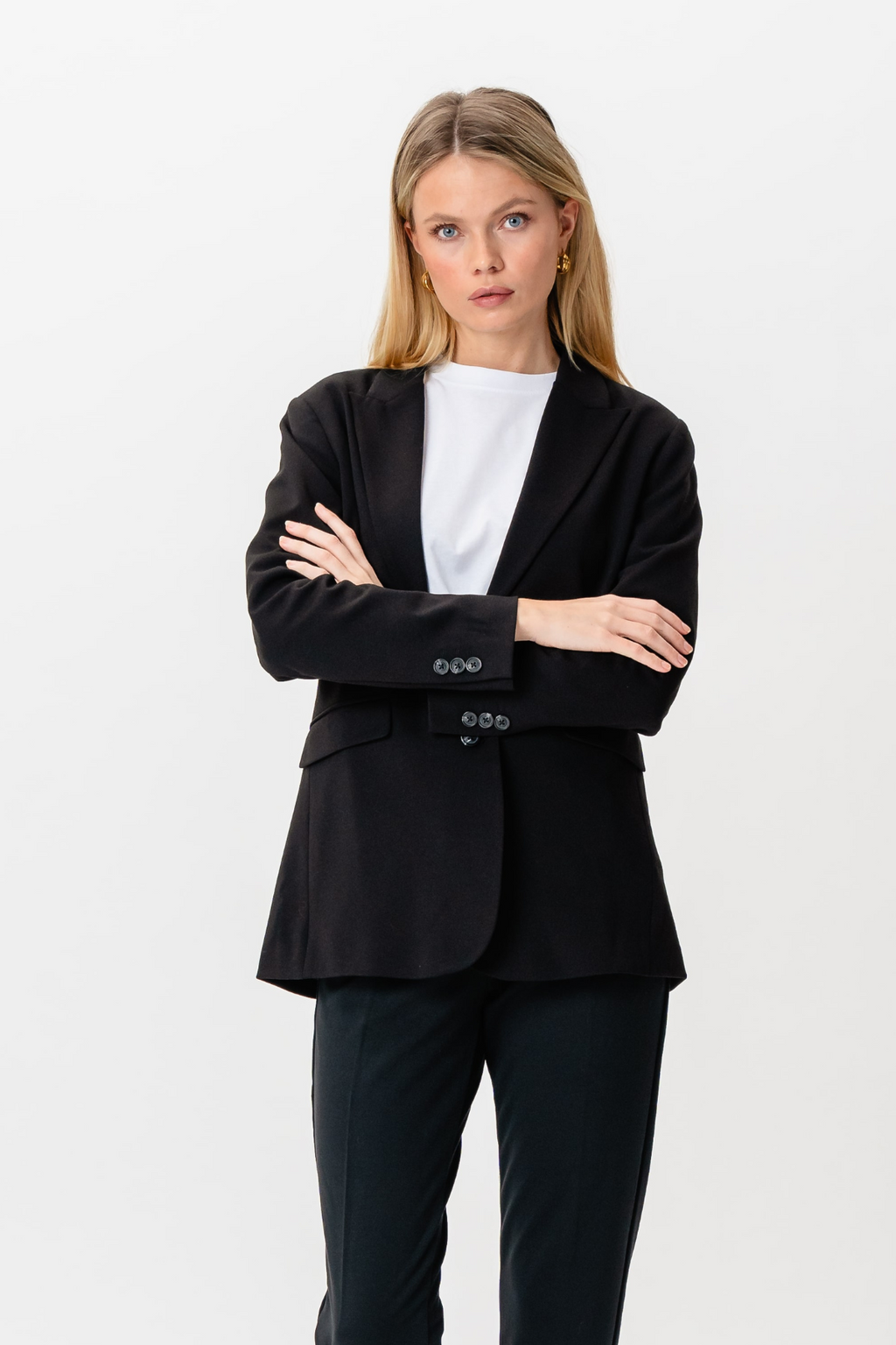 Klassisk fit Blazer - Svart