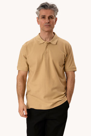 Basic Polo skjorta- Kaki