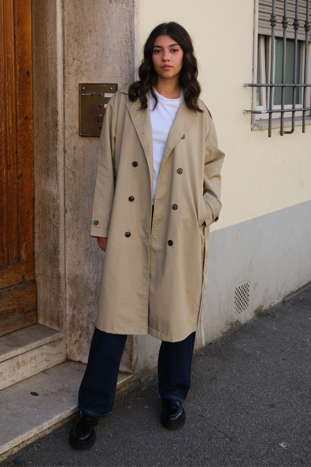 Linea trenchcoat - Sand
