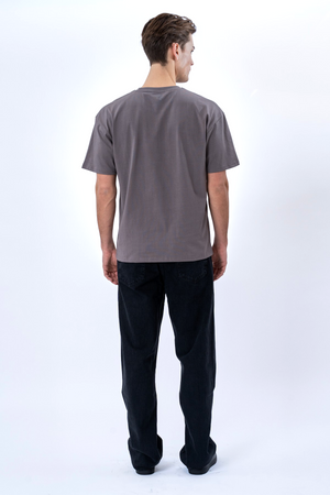Heavy Boxfit Tee - Mörkgrå
