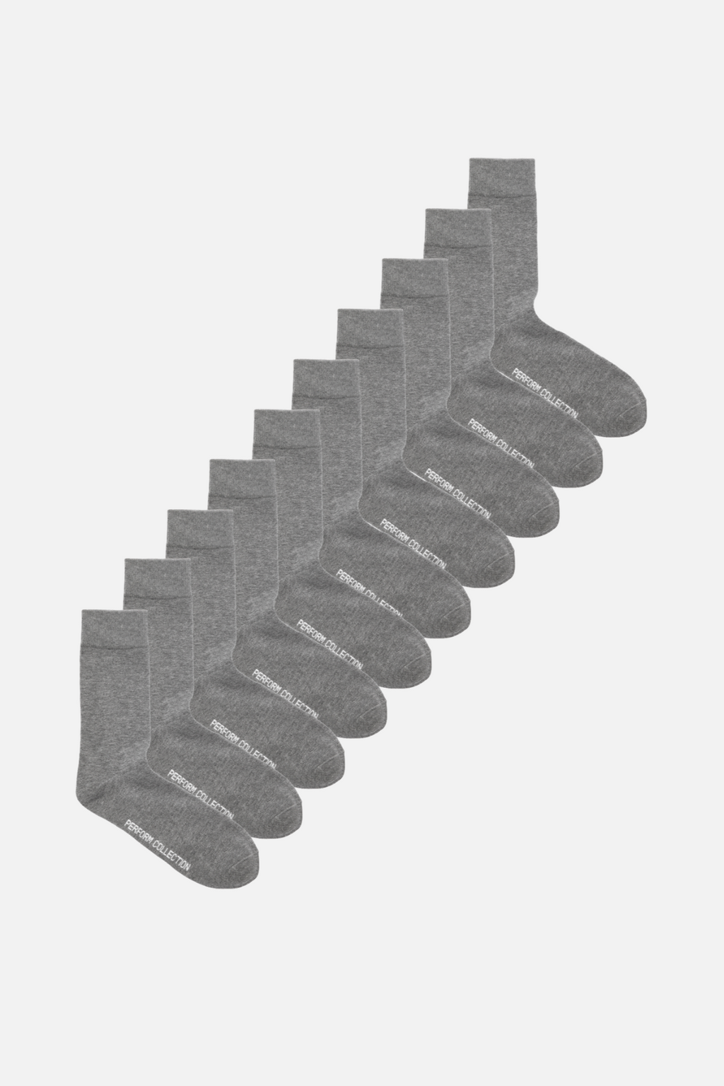 De Originale Performance strumpor 10-pack (dam) - Gråmelerad