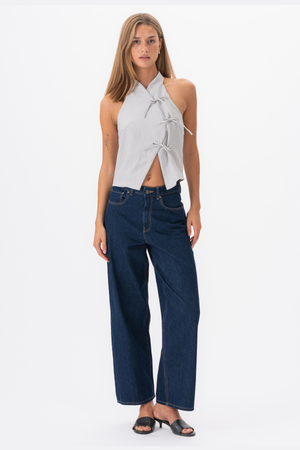 Silva Randig Topp - Grå