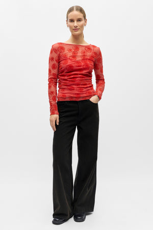 Elodie Topp - Cranberry Poinsette Roses