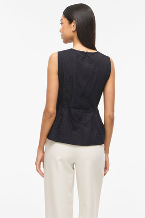 Jimba O-Neck Topp - Black Beauty