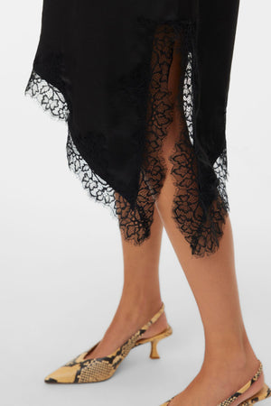 Novi Lace Singlet Klänning - Svart