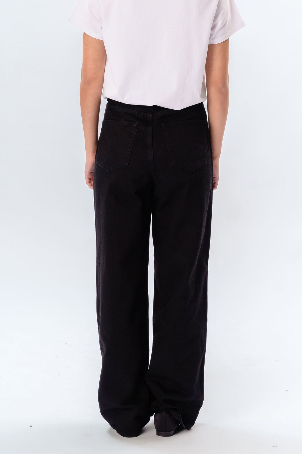 Performance Wide Jeans - Black Denim