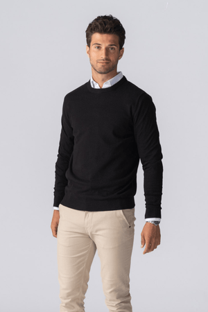 Pullover Rundhals - Svart