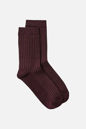 Cillie Solid Socks - Winetasting
