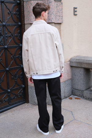 Jeansjacka - Beige