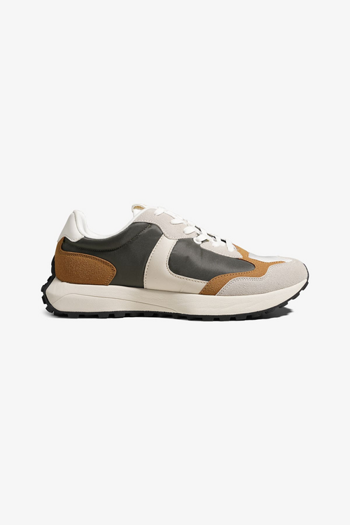 Classic Runner - Vit/Khaki