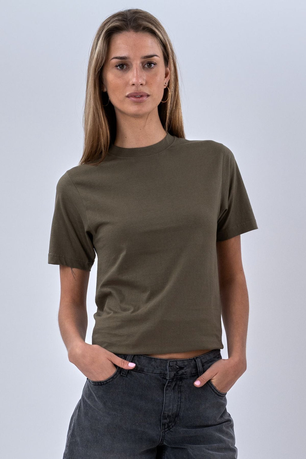 Oversized Tee - Armygrön