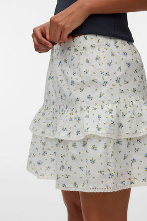 Rine Kort Kjol - Snow White - Marguerite Blue Jasper