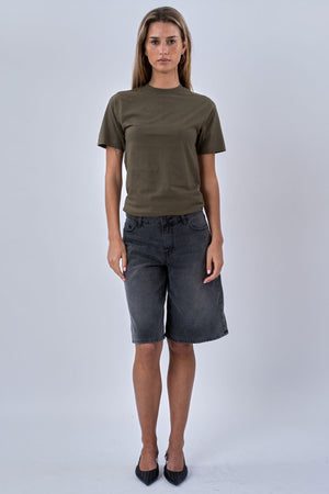 Oversized Tee - Armygrön