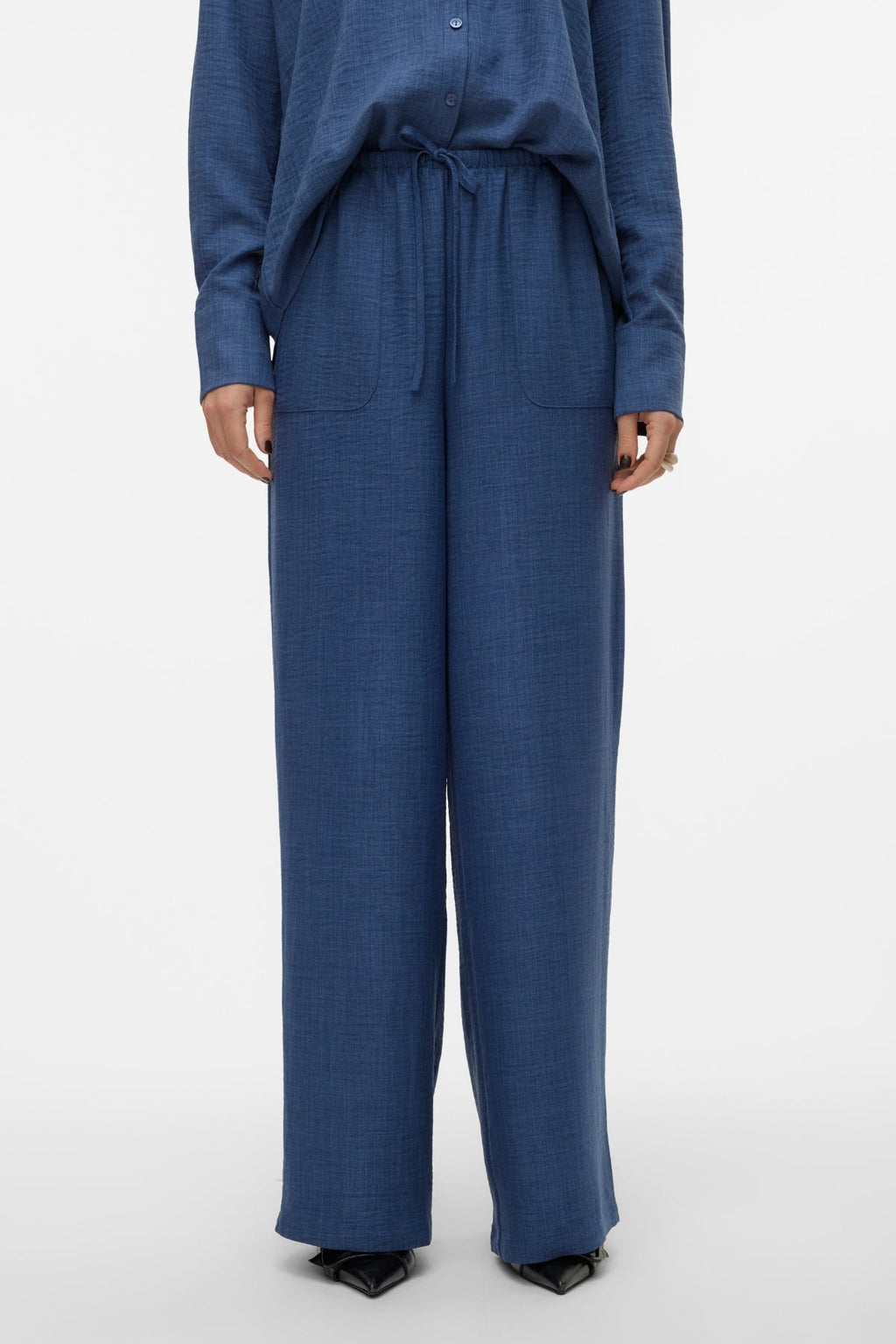 Melaney Loose Byxa - Navy Blazer