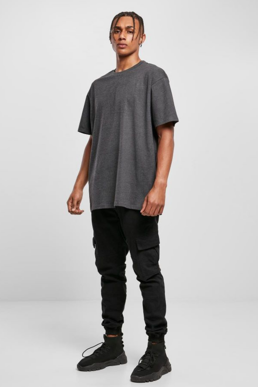 Heavy Oversized T-shirt - Antracit