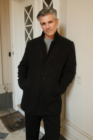 Klassisk kappa - Svart