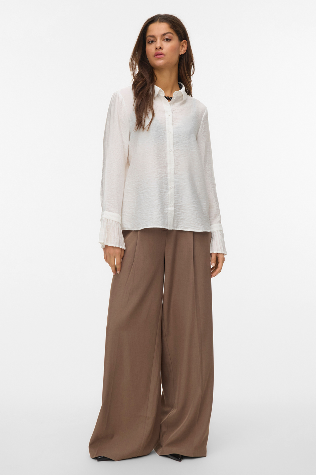 Plissi Skjorta - Snow White