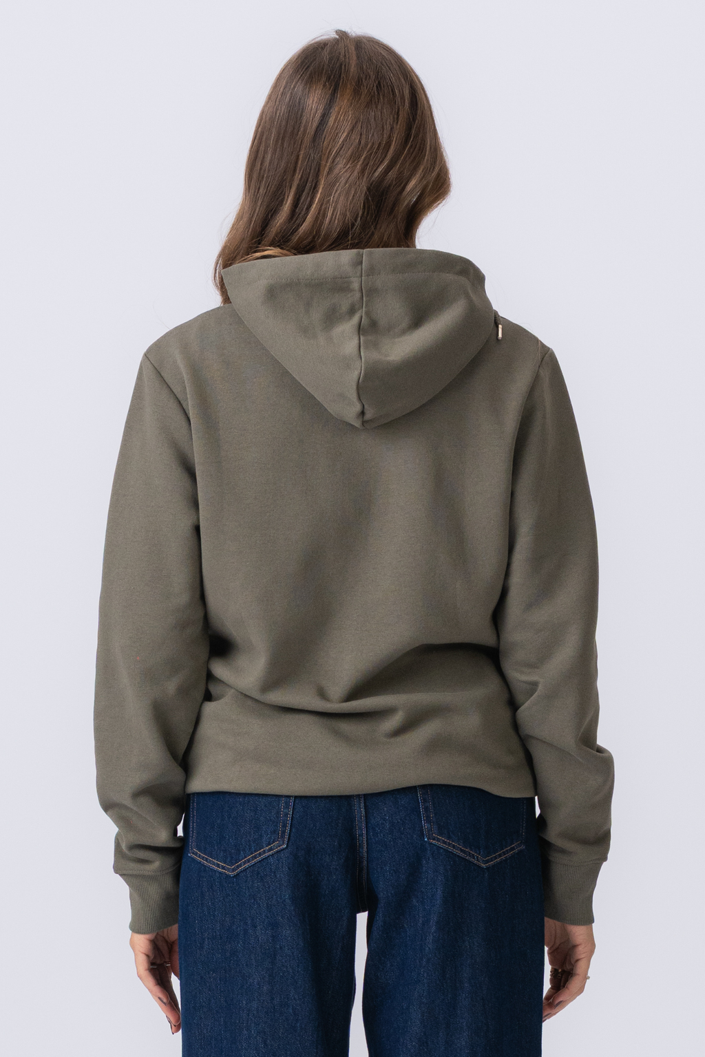 Zip Hoodie - Grön