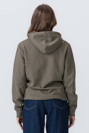 Zip Hoodie - Grön