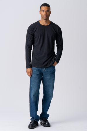 Basic Långärmad  Tee - Svart