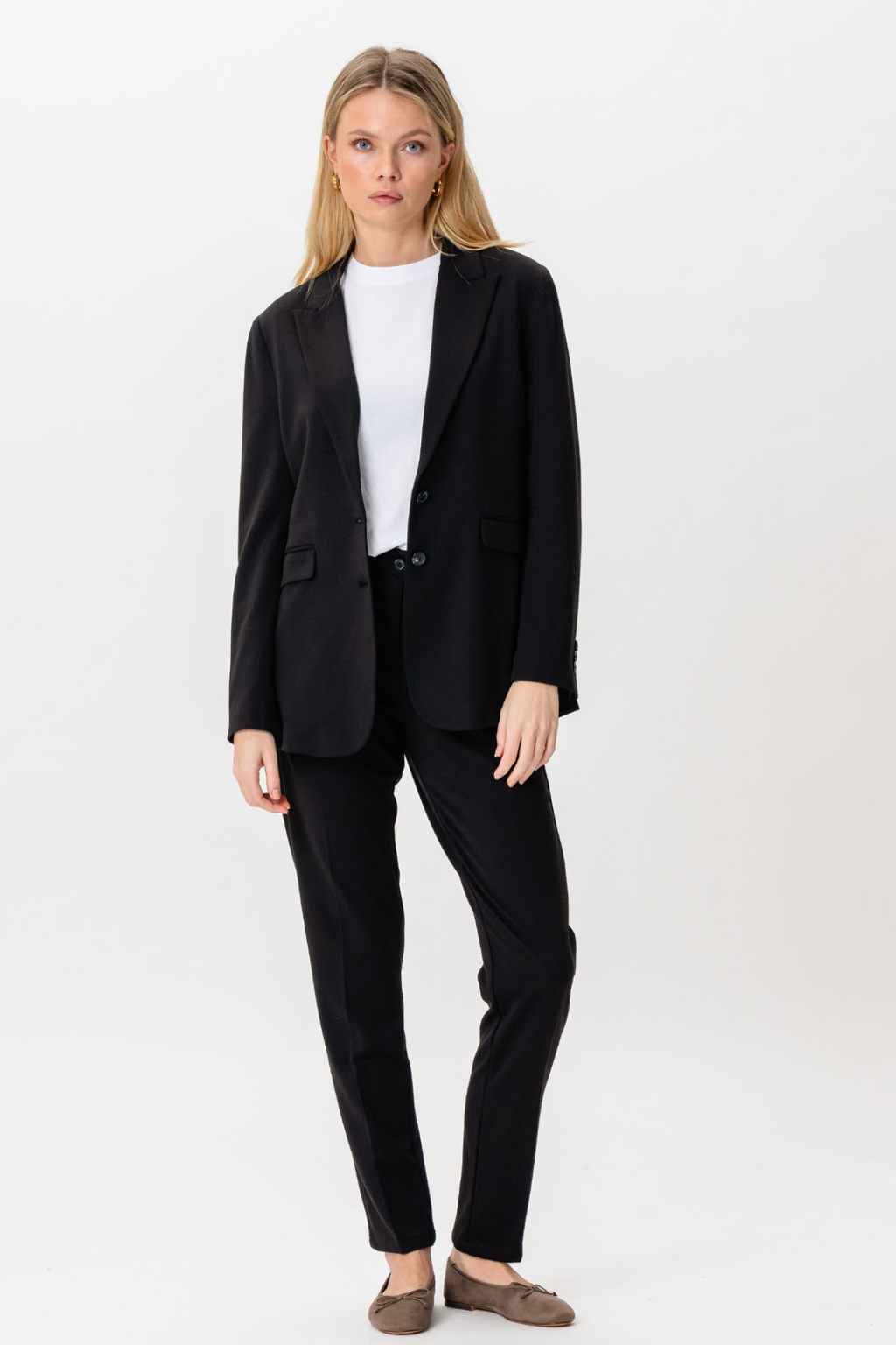 Klassisk fit Blazer - Svart