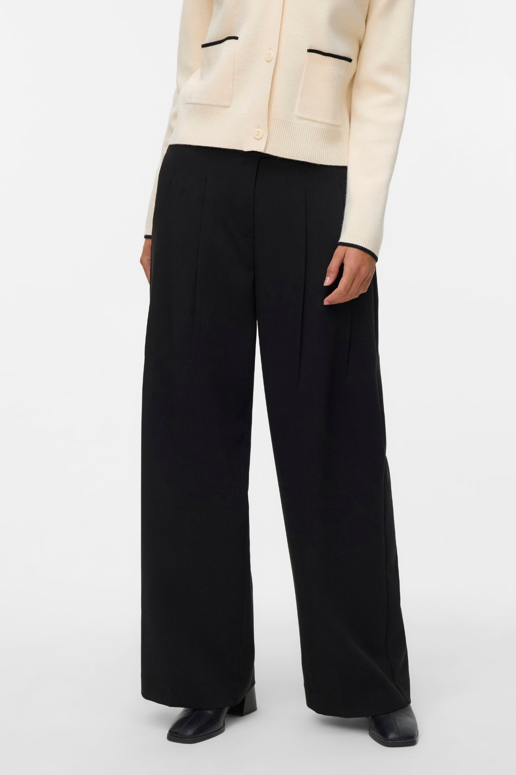 Philine Wide Pants - Svart