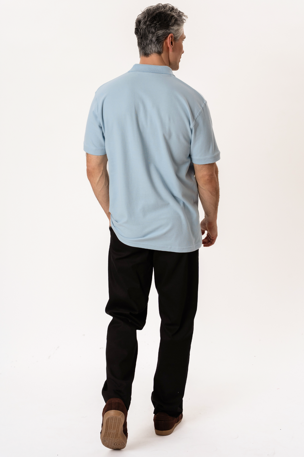 Basic Polo - Ljusblå