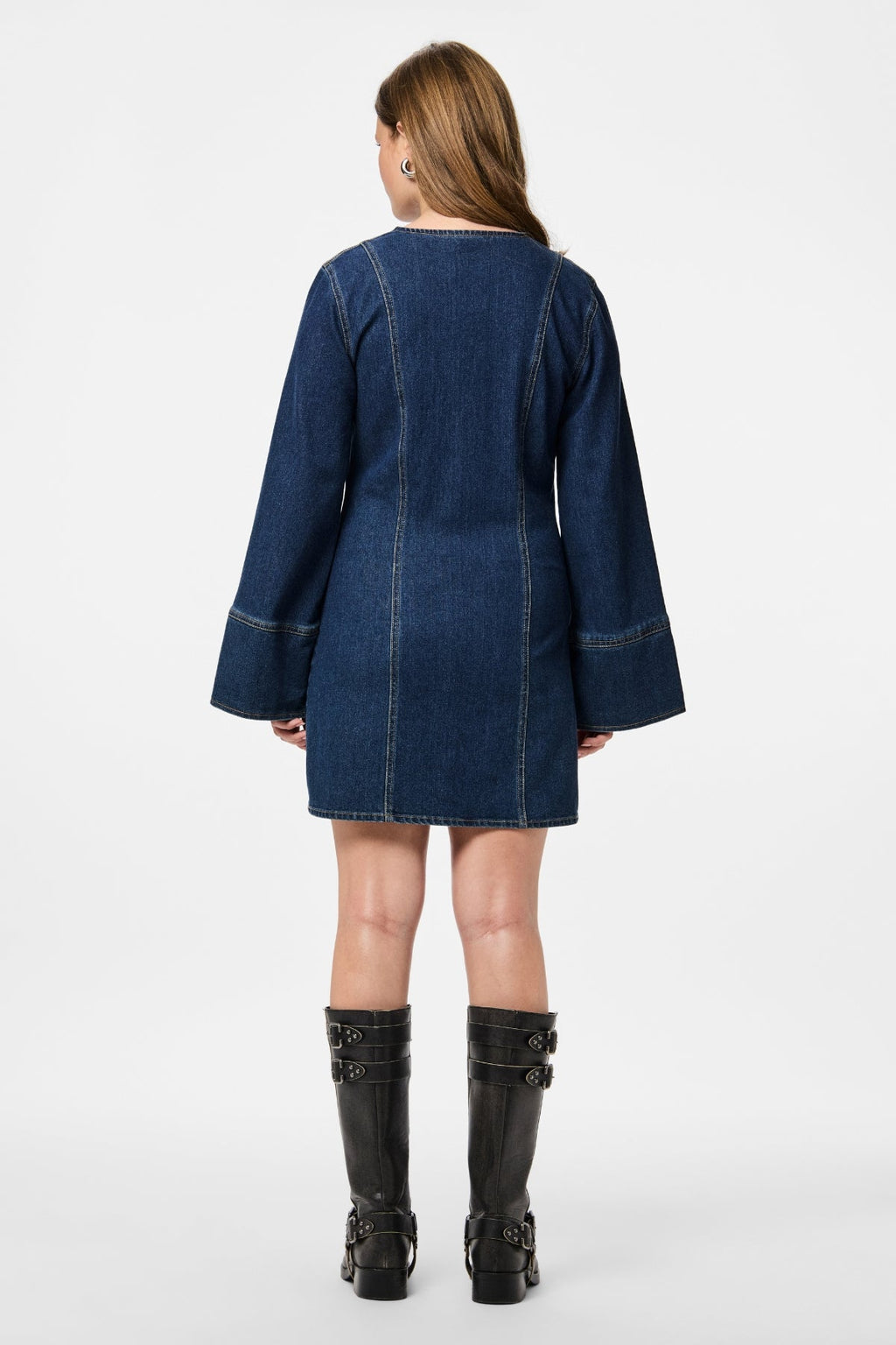 Flora Denimklänning - Dark Blue Denim