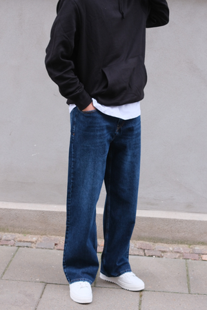 Baggy Jeans - Mörkblå