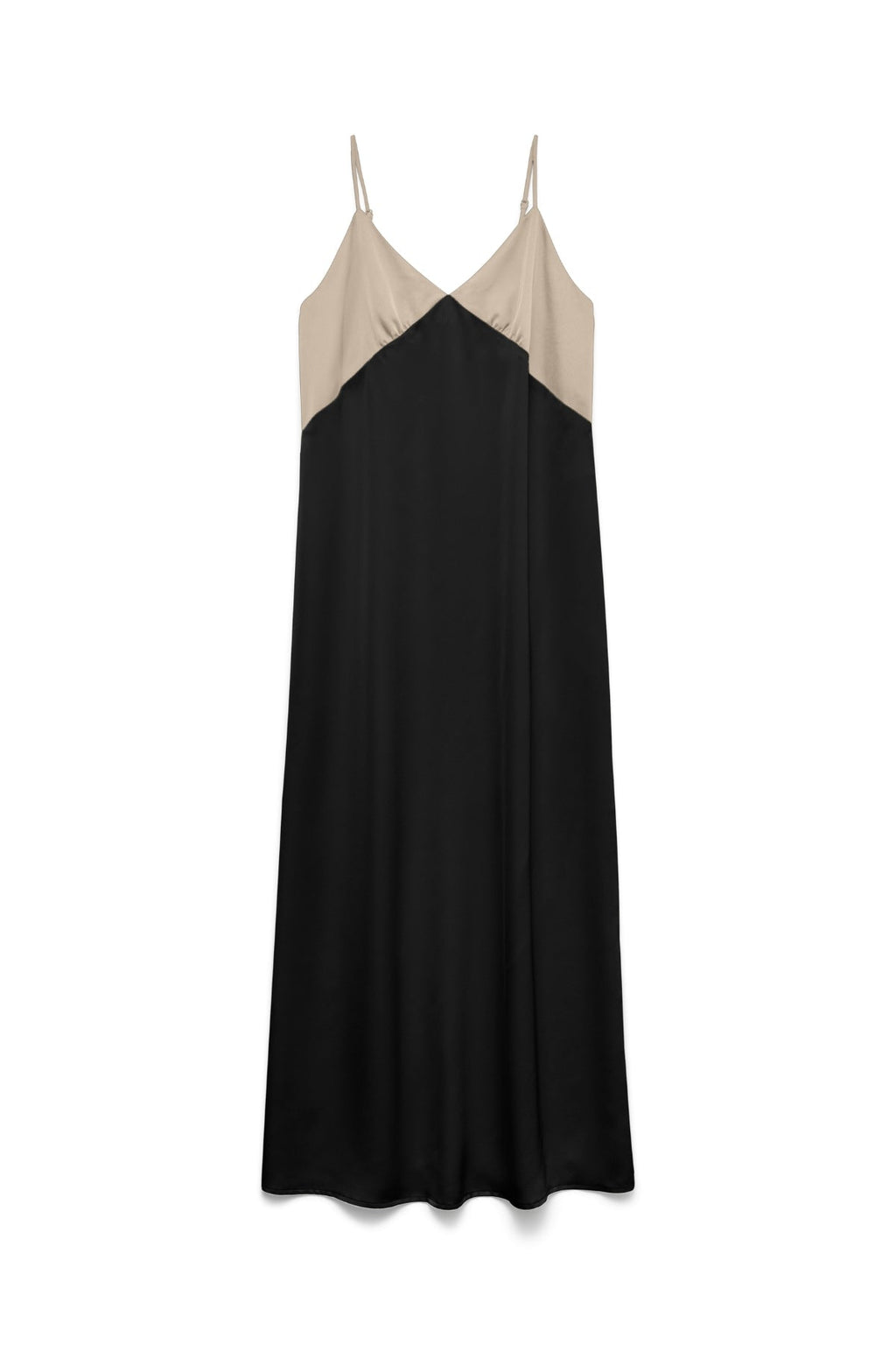Joy Singlet Ankelklänning - Cement Black Contrast