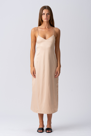 Elina Bandklänning - Beige
