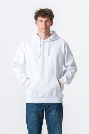 Basic Hoodie - Vit