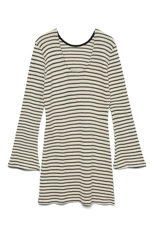 Ohia Kort Klänning - Birch-Black