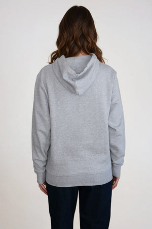 Sweatshirt Hoodie - Askgrå