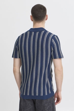 Randig Pullover - Blå