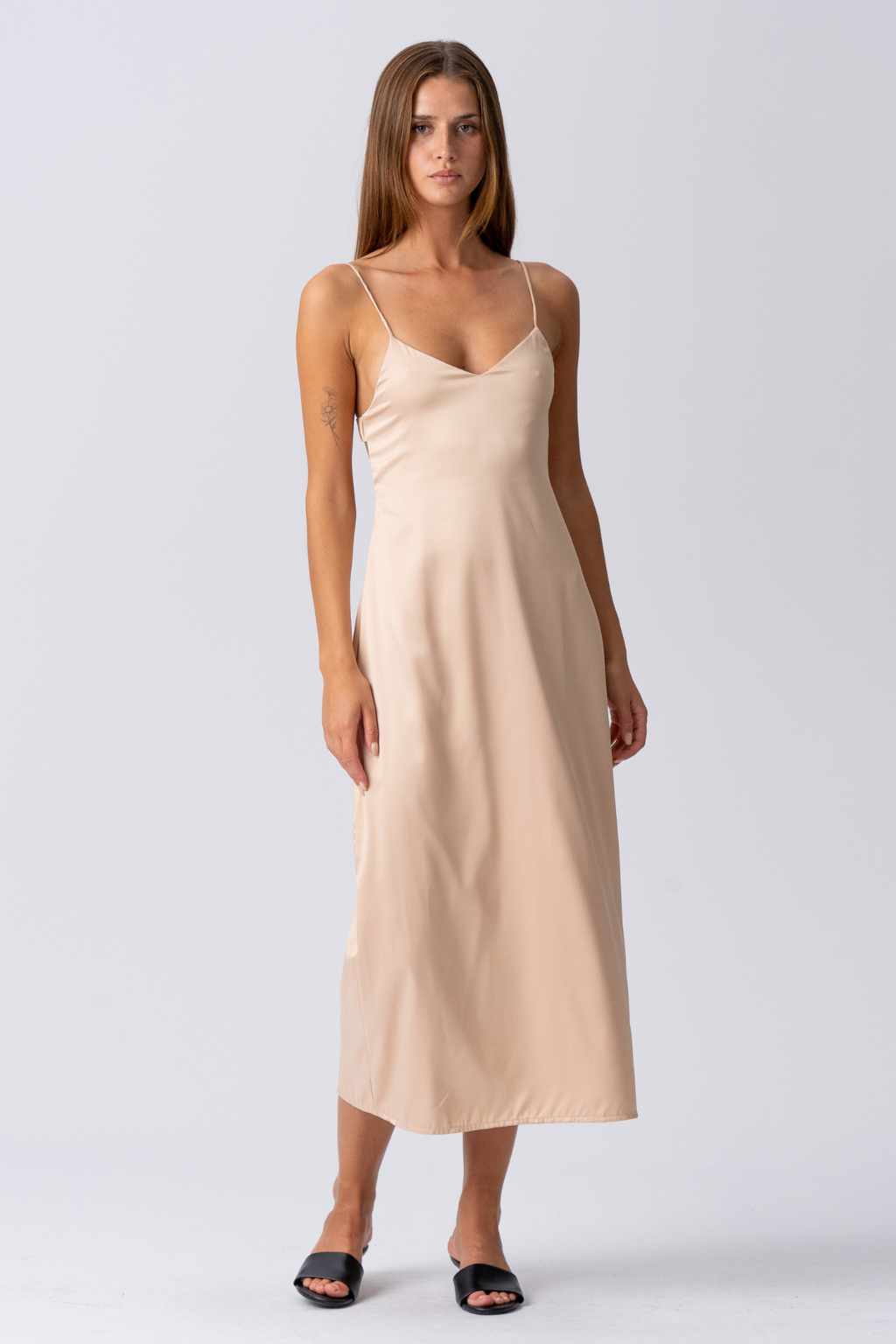 Elina Bandklänning - Beige