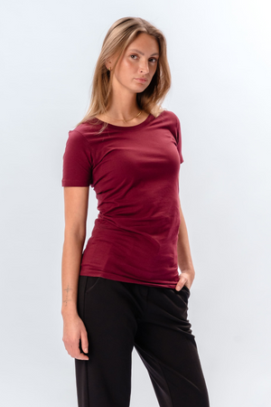 Fitted t-shirt - Röd