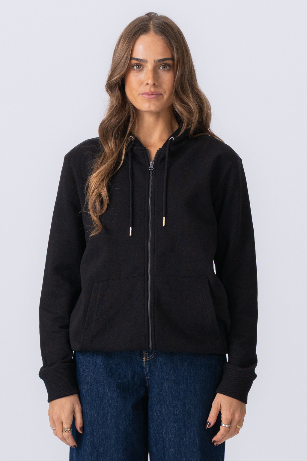 Zip Hoodie - Svart