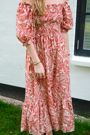 Lia Klänning - Röd