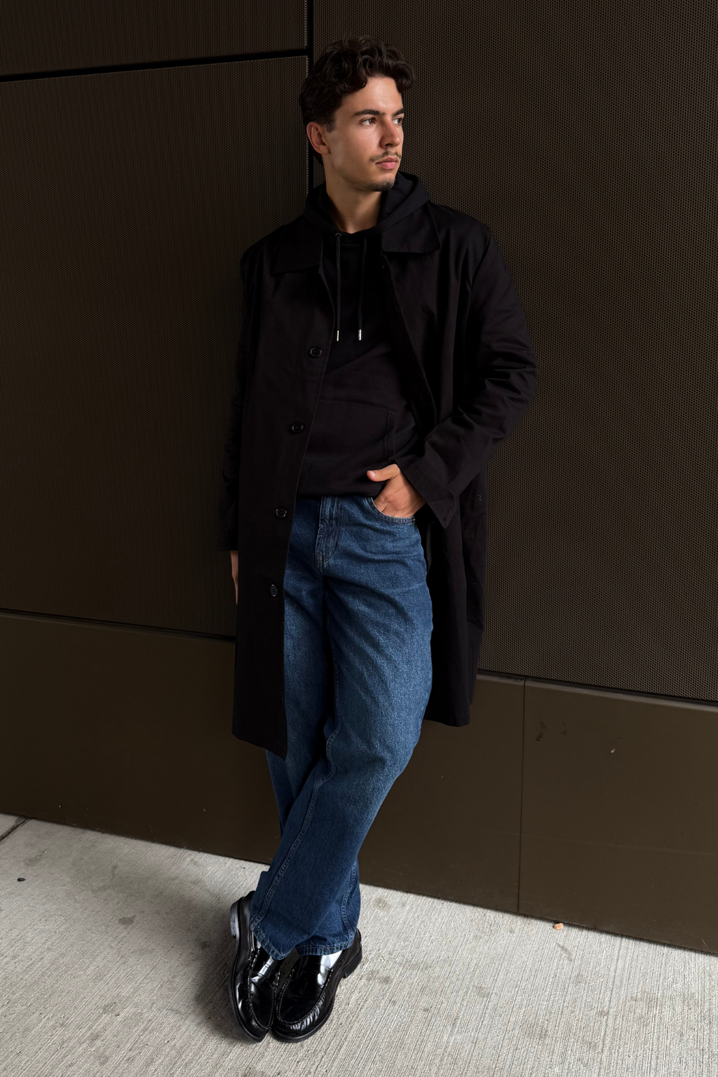 Philip Trenchcoat - Svart