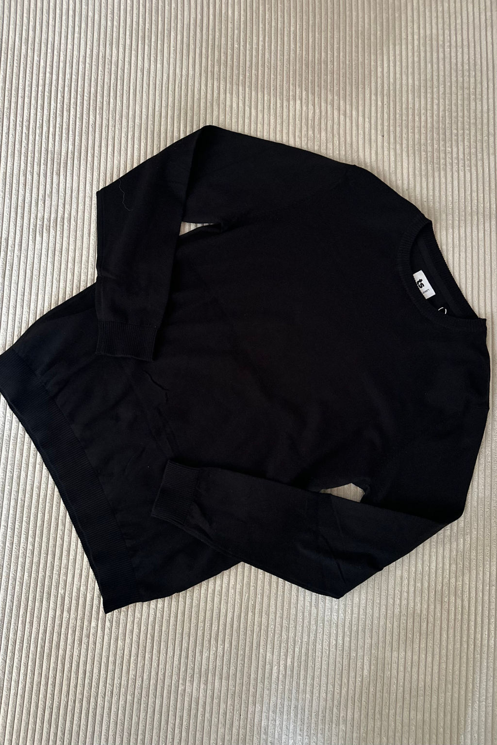 Pullover Rundhals - Svart