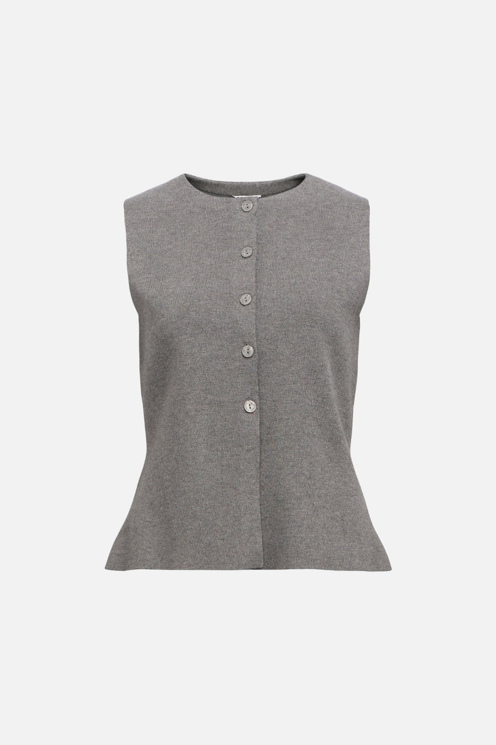Reynard Stickad Väst - Medium Grey Melange